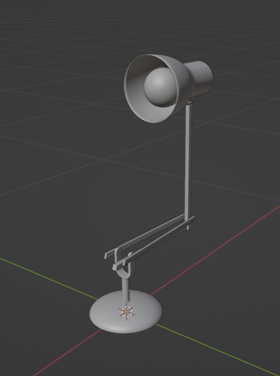 【無配】【3Dモデル】アングルポイズ アームライト ボーンあり