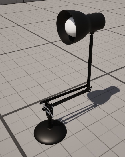 【無配】【3Dモデル】アングルポイズ アームライト ボーンあり