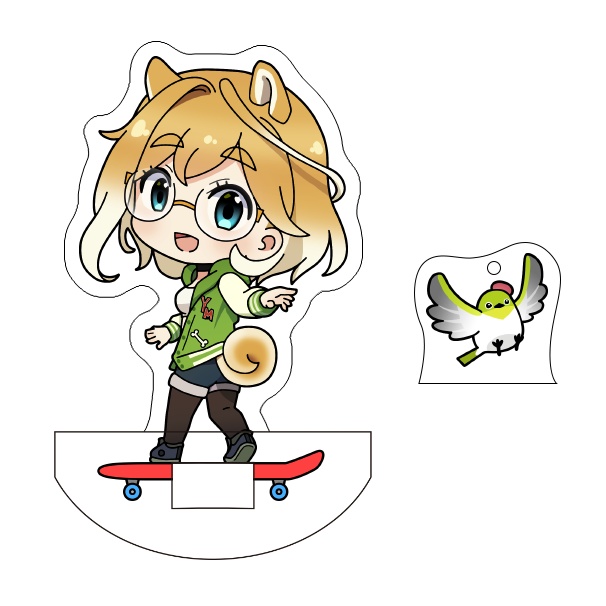 【9/21まで】スケボーゆらゆらアクスタ+メジロちゃんミニミニアクスタ