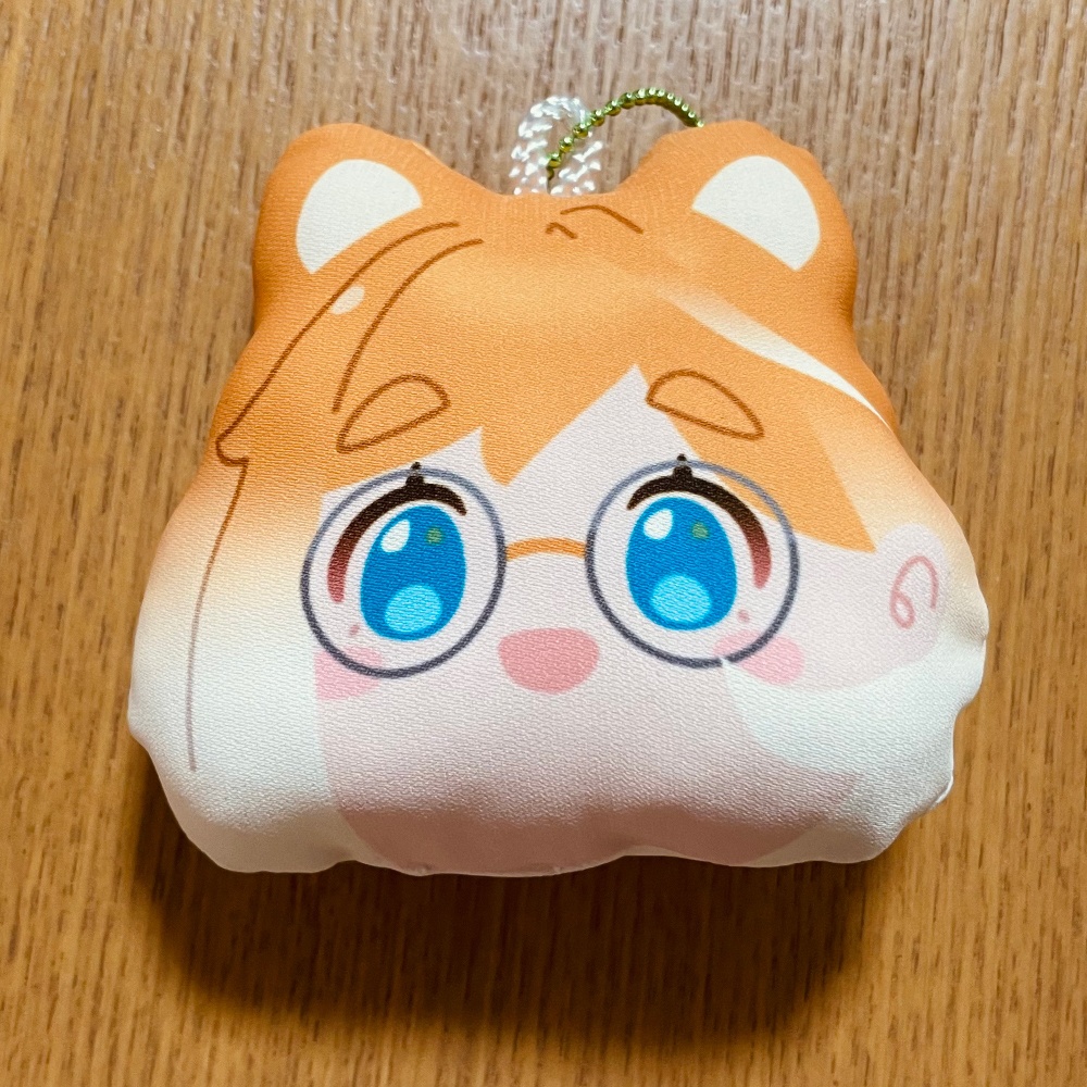 【9/21まで】頼鳥ミドリクッションストラップ+メジロちゃんミニミニアクスタ