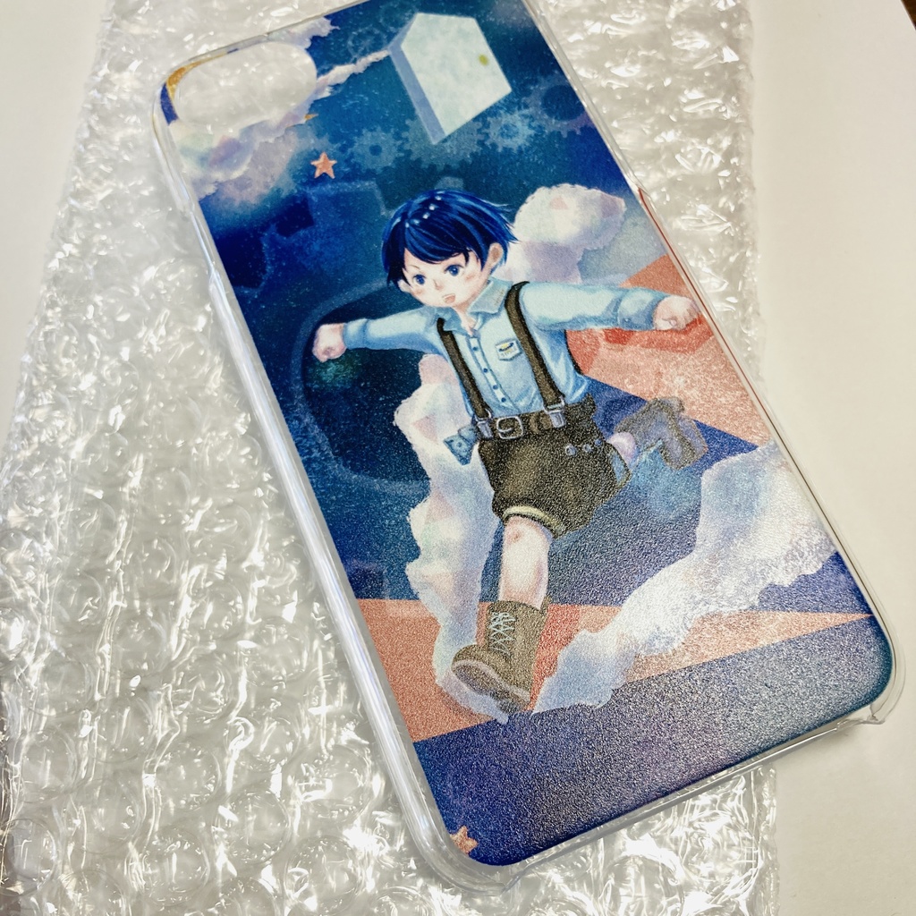 【ウチュウ飛行】-僕らはいつだってフリーダム- iPhoneケース(6/7/8/SE2対応)