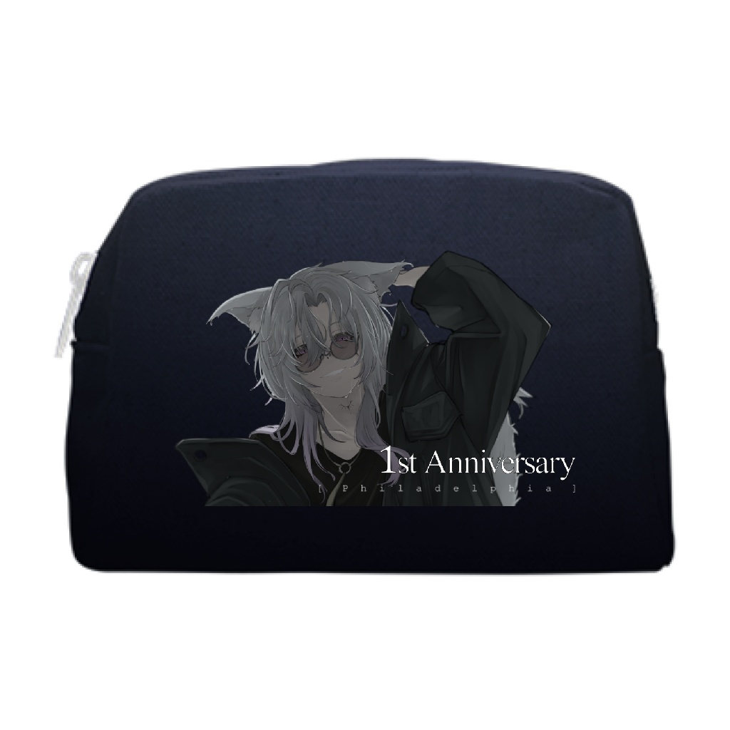 星詠1周年記念後半グッズ！キャンパスファスナーポーチ