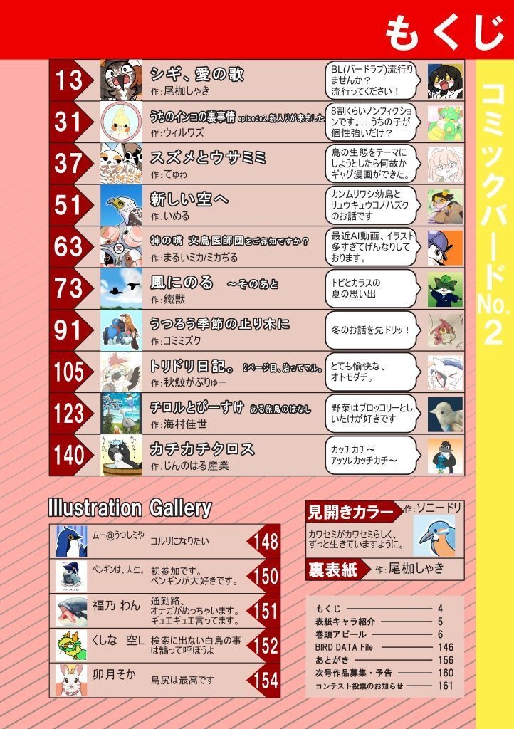【鳥漫画誌】 COMIC BIRD No.2