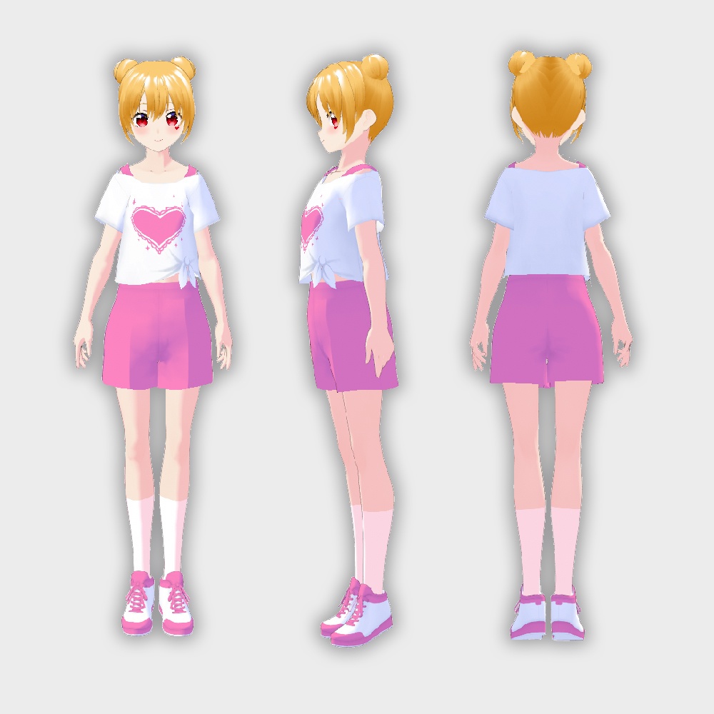 【無料】VRoid用 プリパラ・プリチャン風 練習着