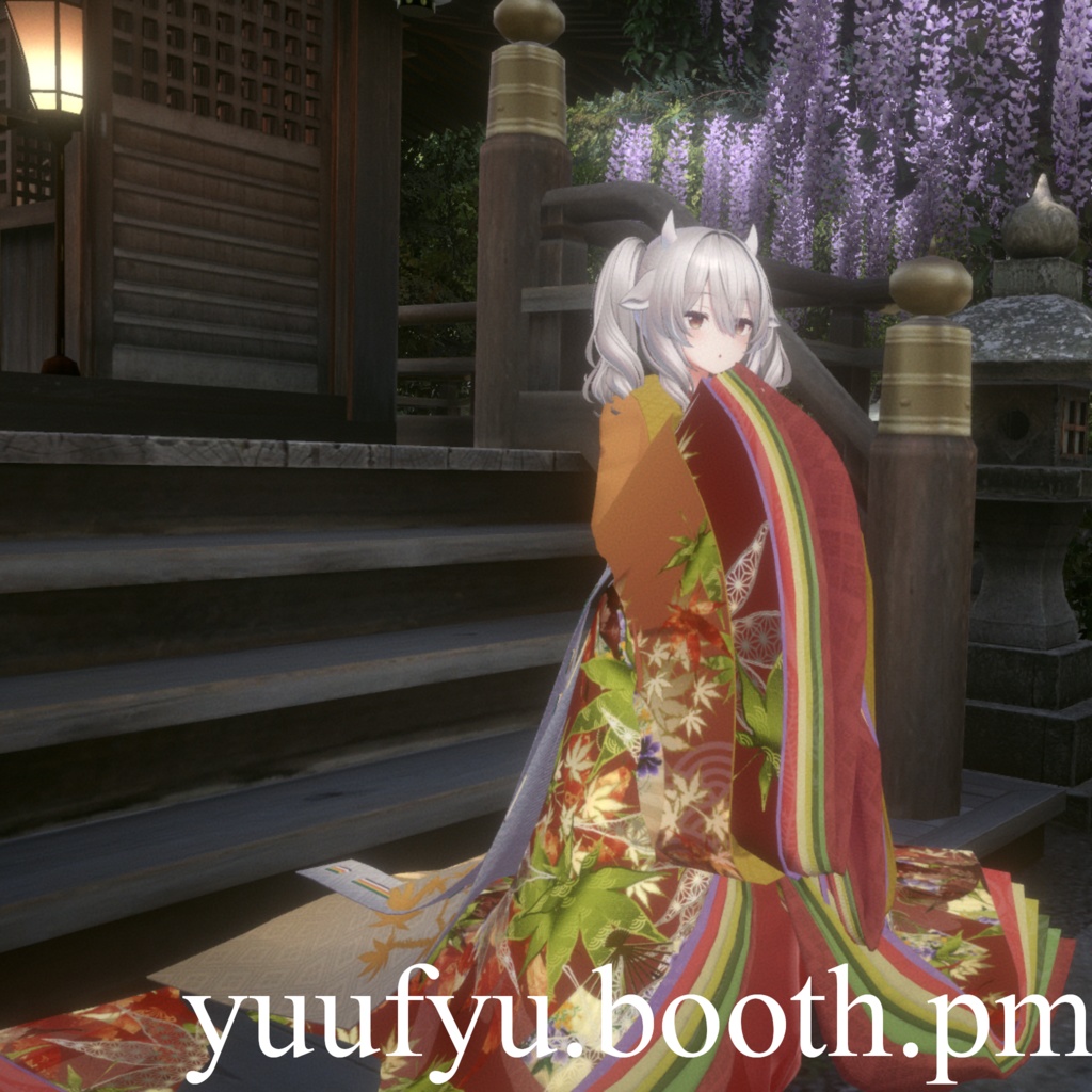 十二単 (五衣・唐衣・裳) / Junihitoe (Itsutsuginu・Karaginu・Mo)