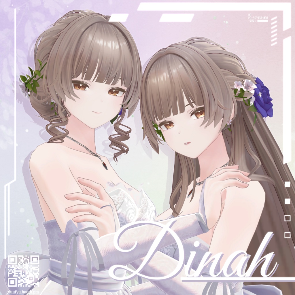 オリジナル3Dモデル「ダイナ - Dinah -」