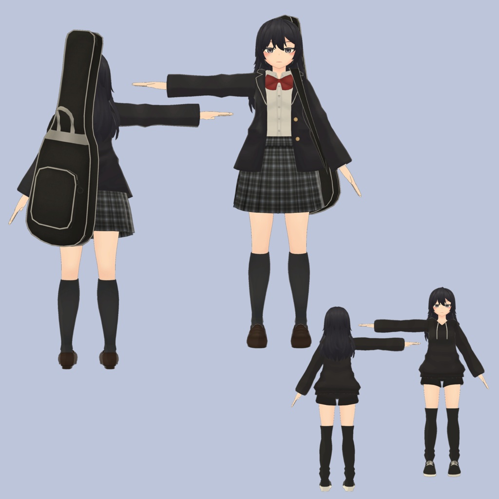 オリジナル3Dモデル くろさき