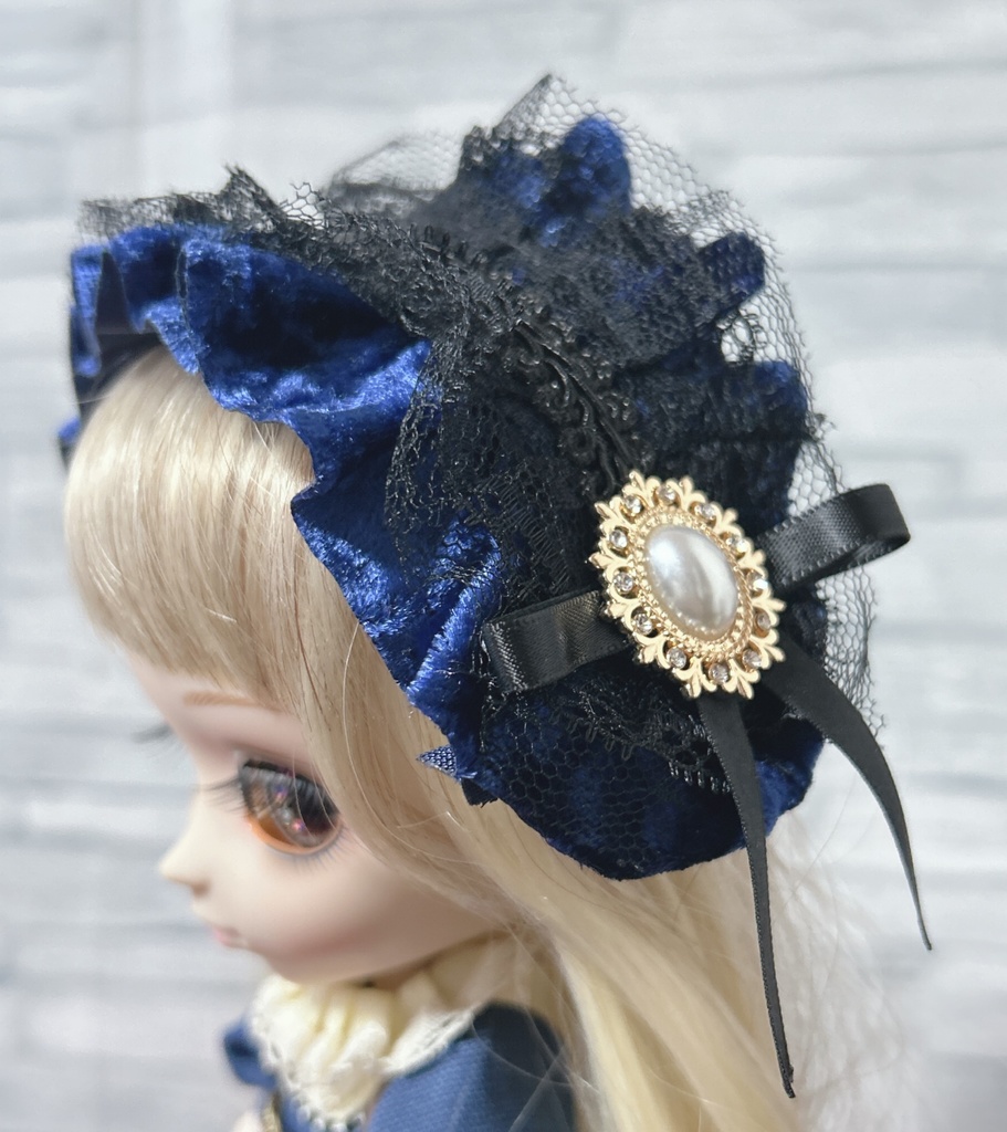 ベルベットレース　ヘッドドレス