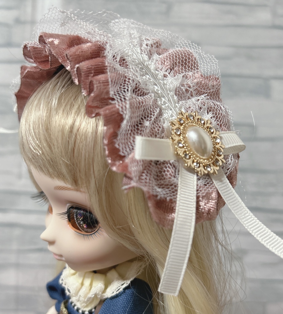 ベルベットレース　ヘッドドレス