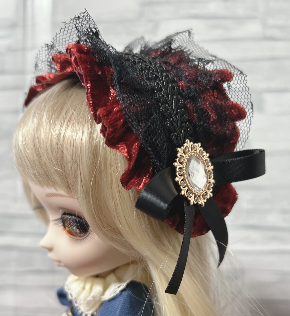 ベルベットレース　ヘッドドレス