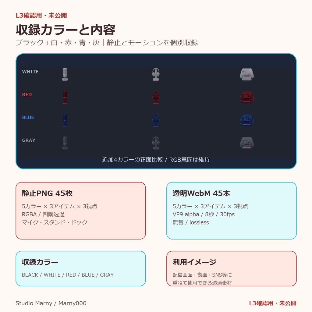 動くRGBゲーミングデスク小物セット