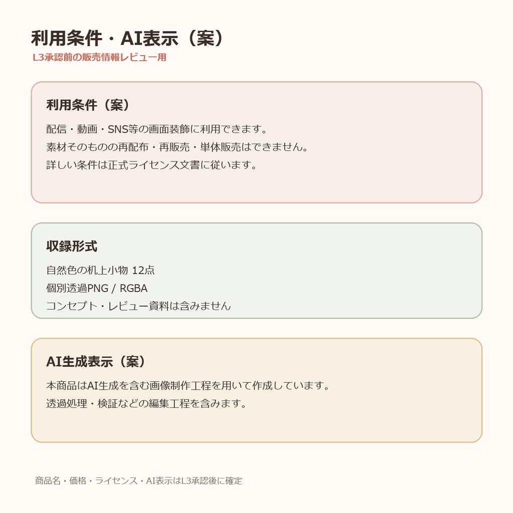 ソフト・ヴァニティデスク小物セット