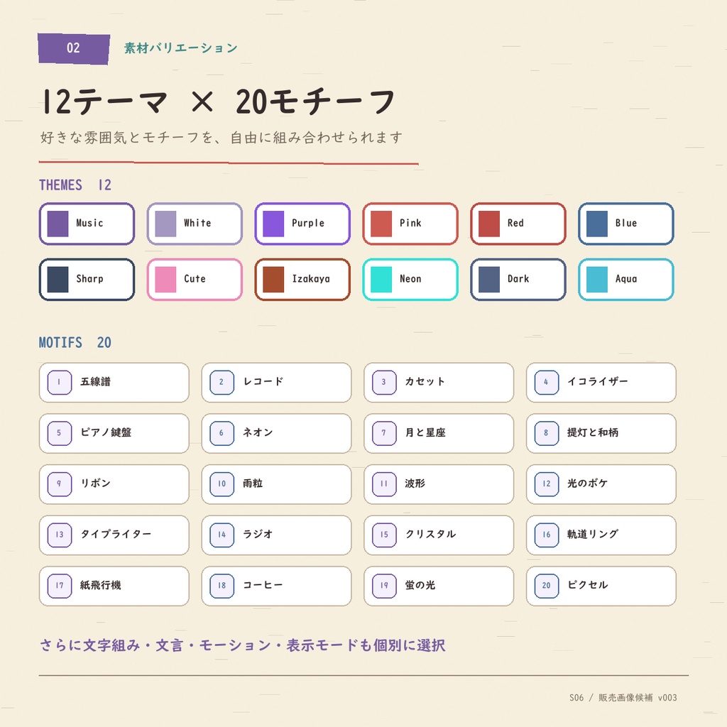 動く配信ステータスプレート|素材&OBS操作卓セット
