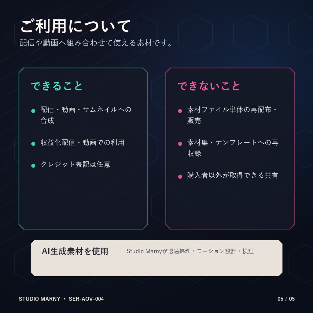光って現れるゲームアクション|4秒ループ透過エフェクト6種