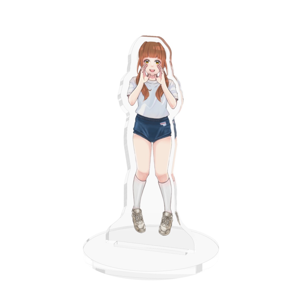 ブルマ女子アクリルスタンド(濃紺)