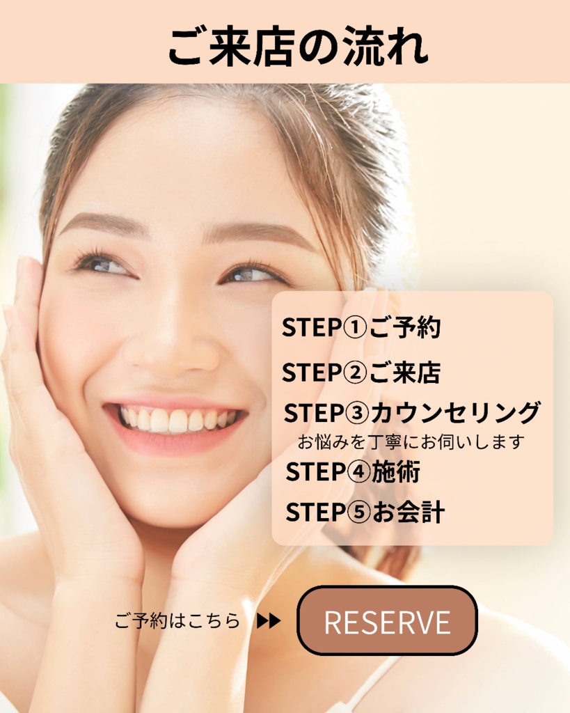 エステサロン向け!SNS毛穴ケア・バナーテンプレート8種セット(Canva用)