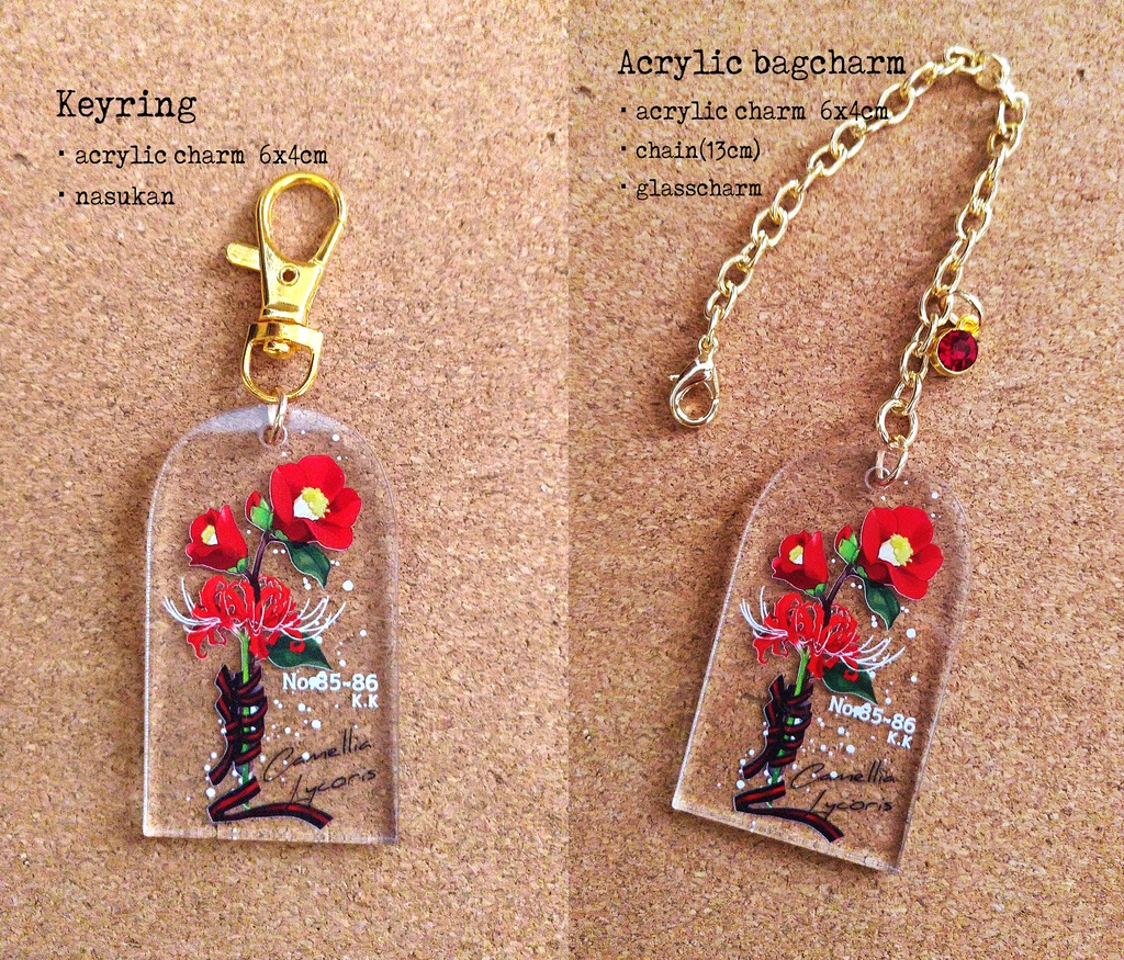 刀剣男士flowerアクキー/チャーム