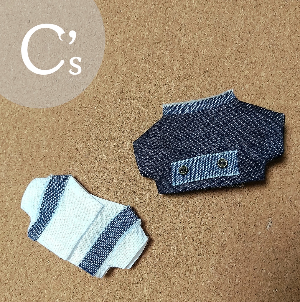 【ぬい】デニムジャケット&シャツ