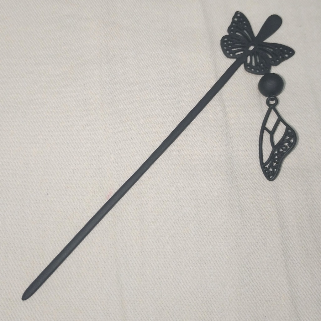 黒蝶かんざし