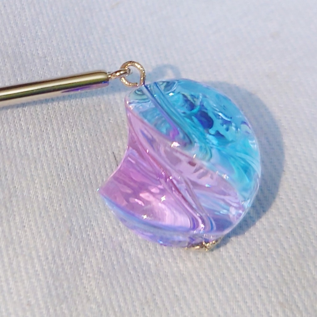 1粒かんざし(ミッドナイトシルバー)