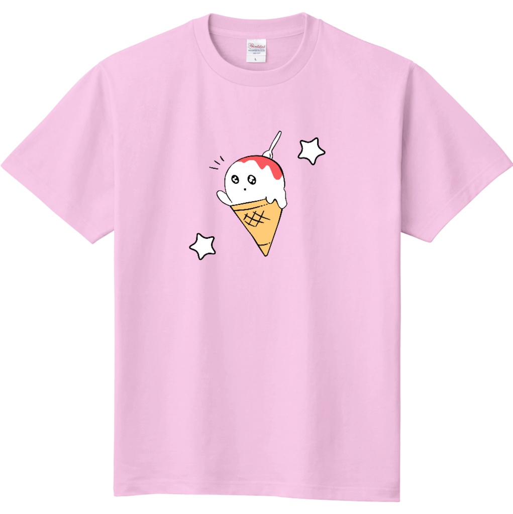 アイスおばけちゃんTシャツ