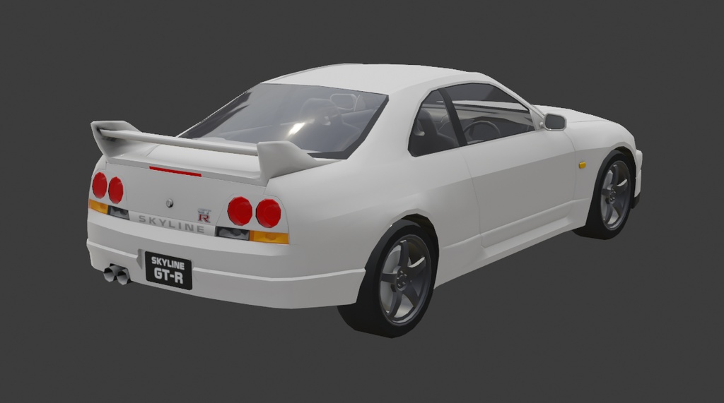 【VRC向け】SkylineR33【チクワカー1.10】