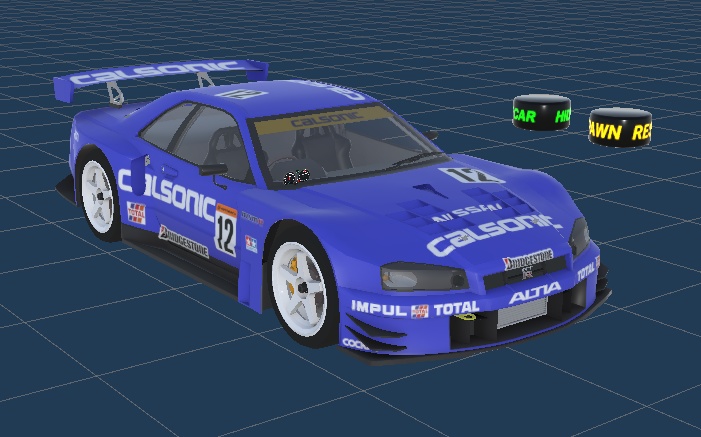 【VRChat】NISSAN R34GTR JGTC'03もどき【チクワカー1.10】