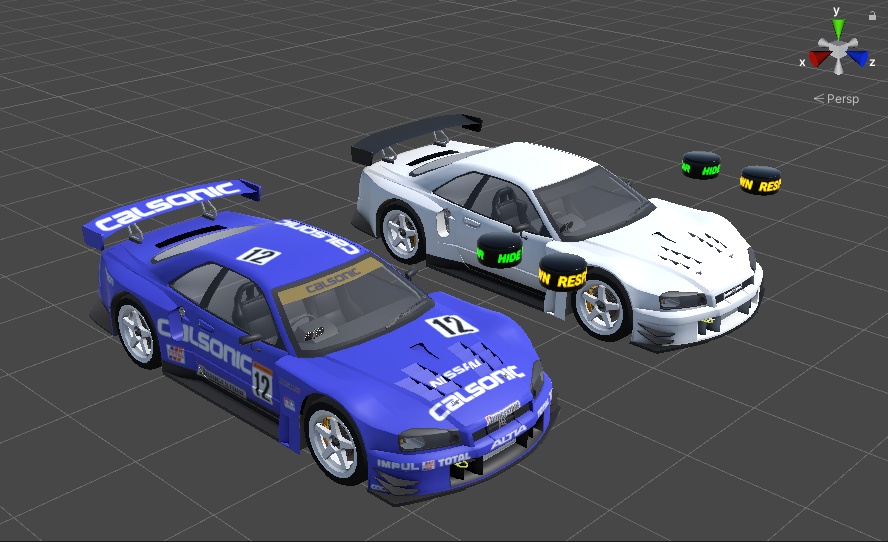 【VRChat】NISSAN R34GTR JGTC'03もどき【チクワカー1.10】