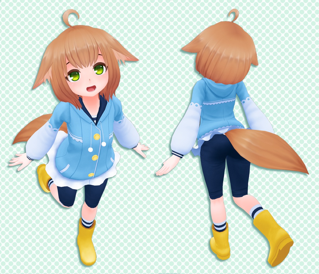 オリジナル3Dモデル『モナカ』