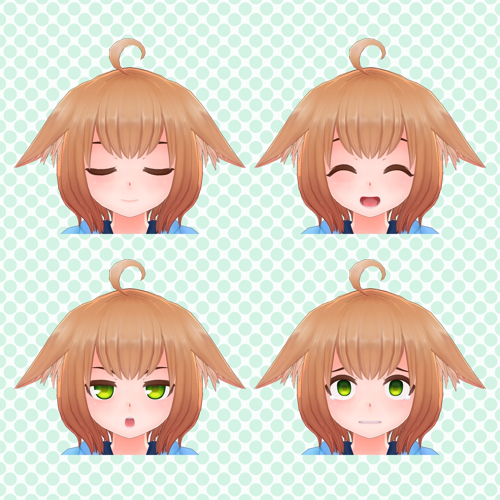 オリジナル3Dモデル『モナカ』