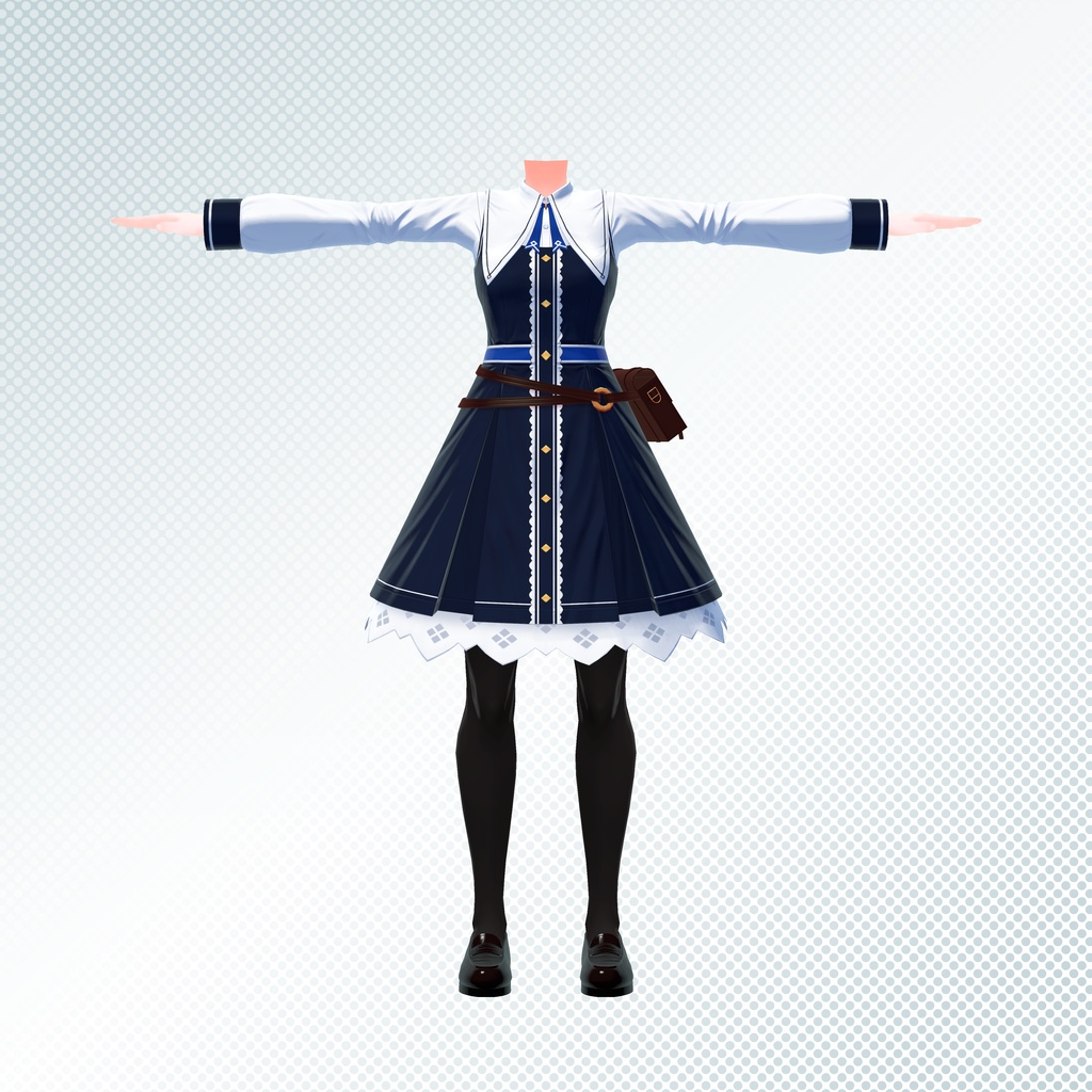 むたちゃんねる共通衣装「ファンタジー制服」