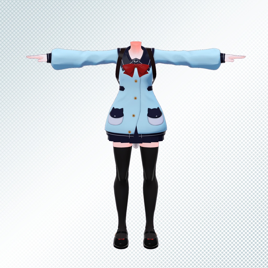 むたちゃんねる共通衣装「キャットカーディガン」