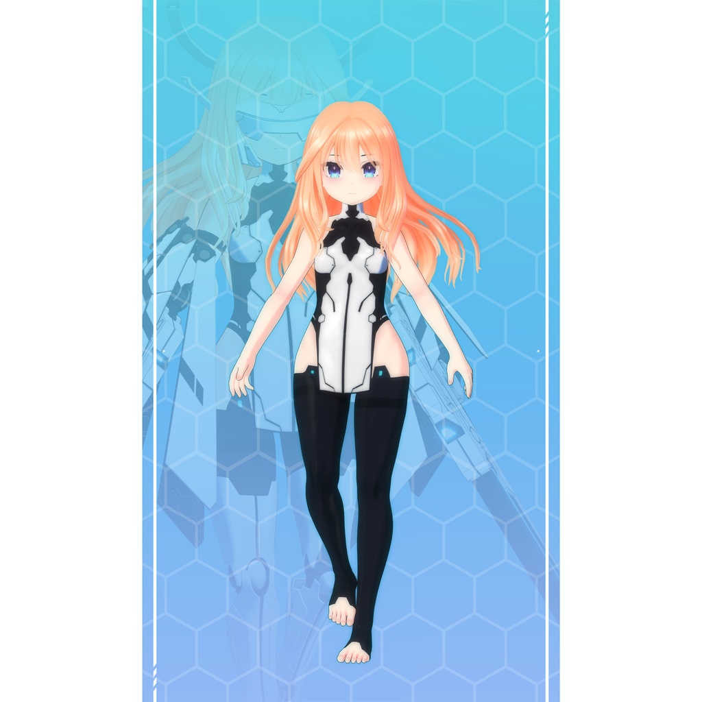 オリジナル3Dモデル『アクシィ』