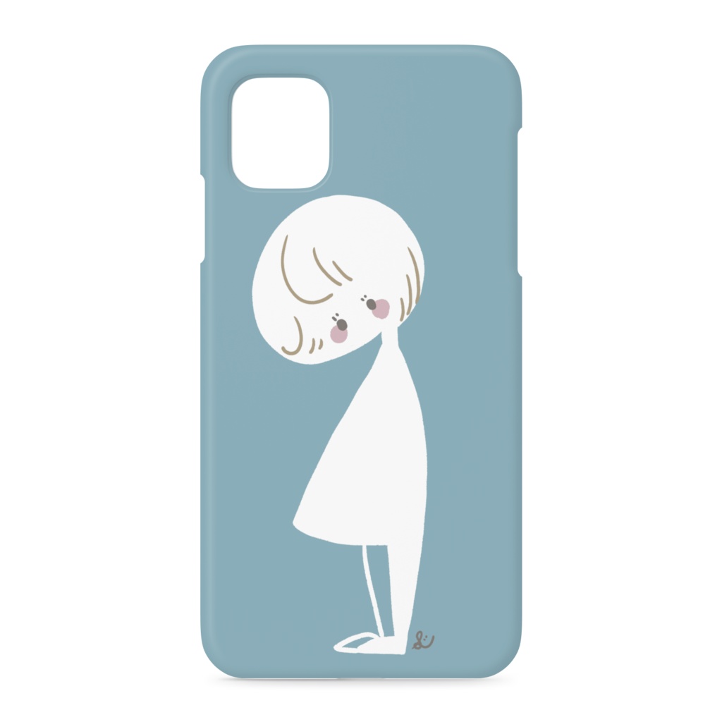simple girl blue