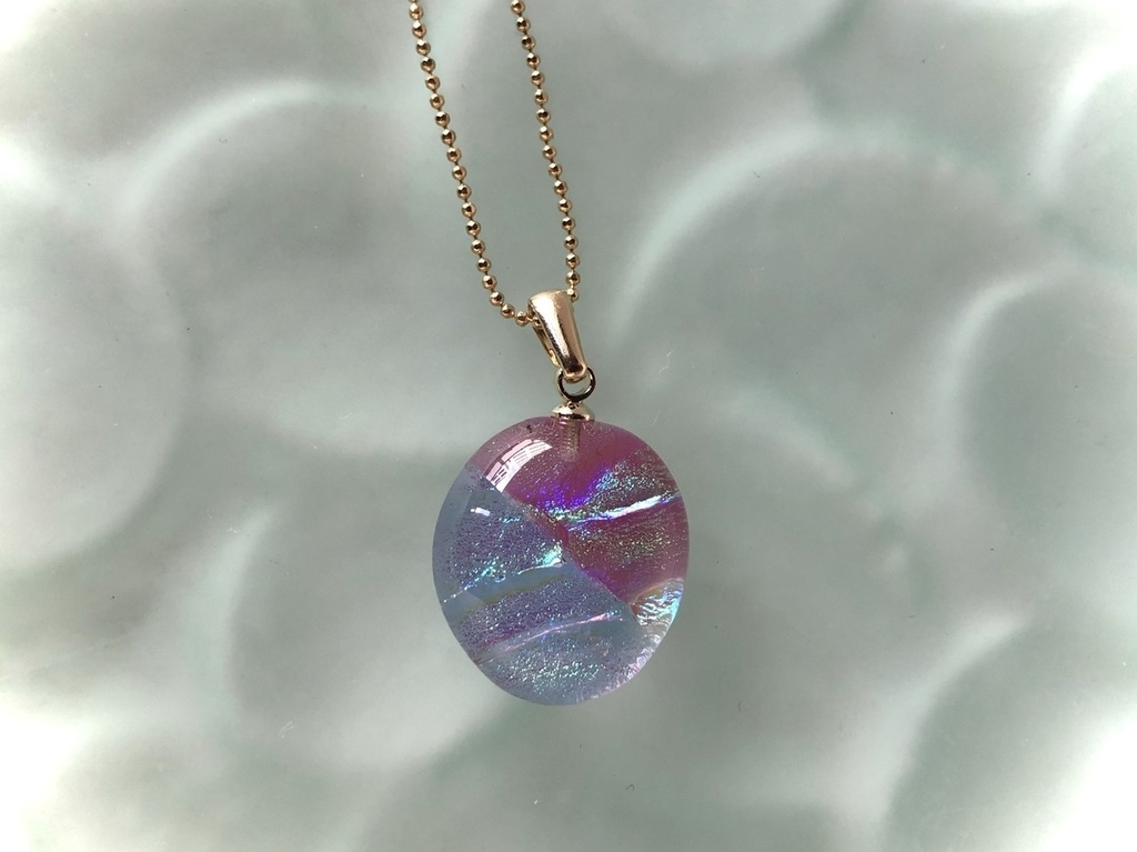 ペンダントトップ ピンク&カラーチェンジ ラベンダー