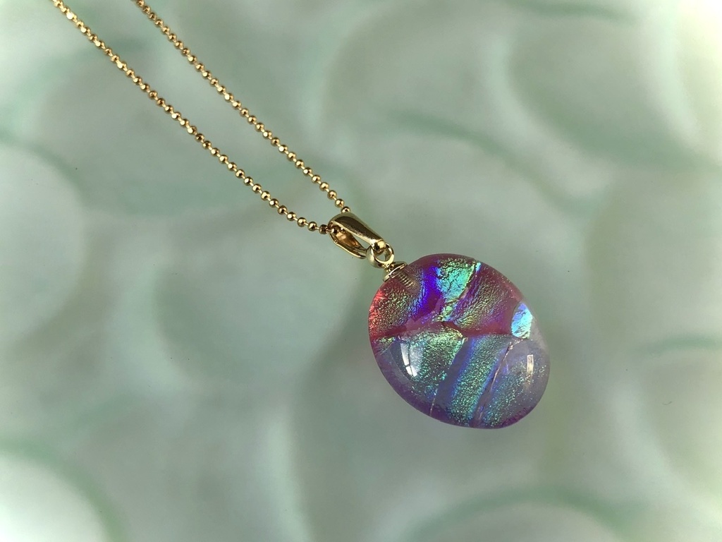 ペンダントトップ ピンク&カラーチェンジ ラベンダー