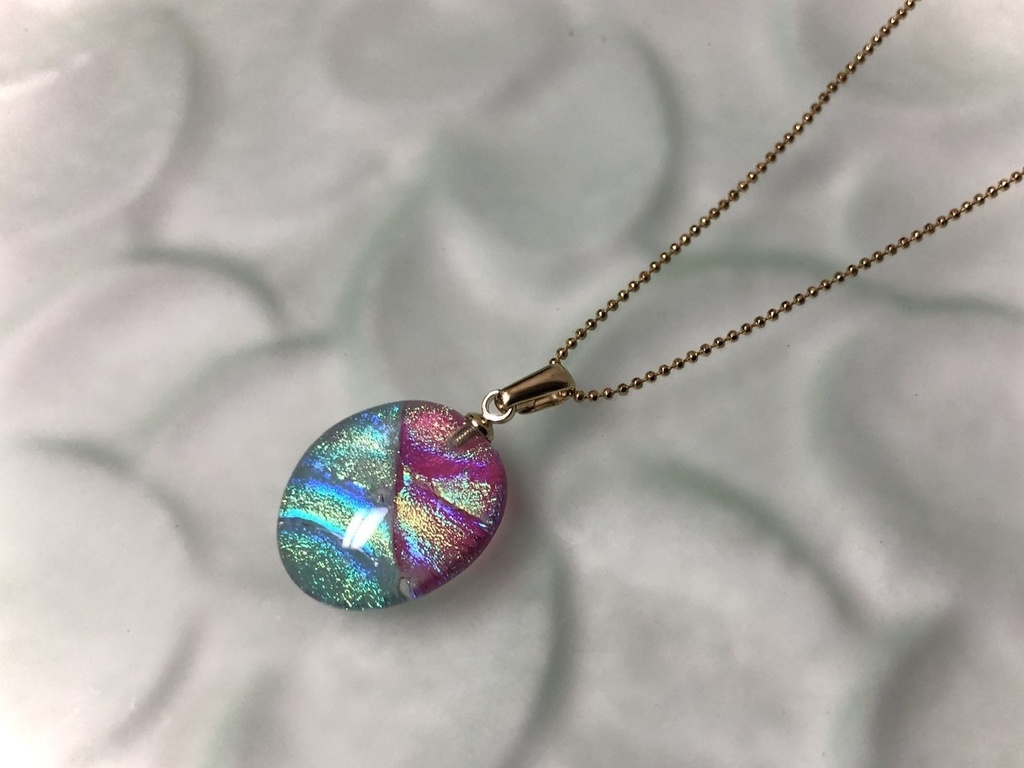 ペンダントトップ ピンク&カラーチェンジ ラベンダー