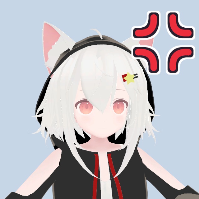 【VRChat・MA対応】アバターの頭の上に漫符がポンと出るギミック「ManpuPop」全12種