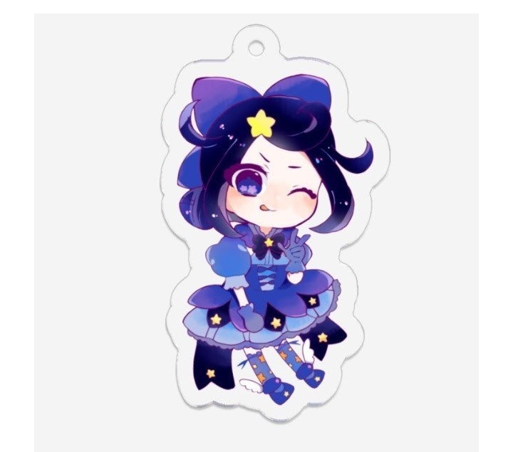 地濃鑿　アクリルキーチェーン