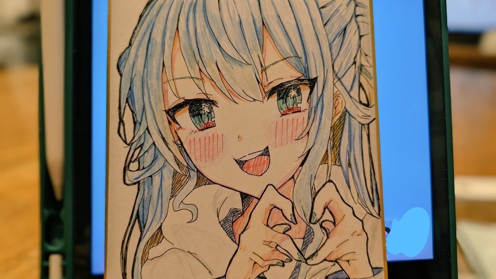 ❤︎ 星街すいせい さくらみこ ❤︎ ホロライブ VILLS 色紙 miComet ホロライブ vills サイン入り色紙 星街すいせい さくらみこ miComet