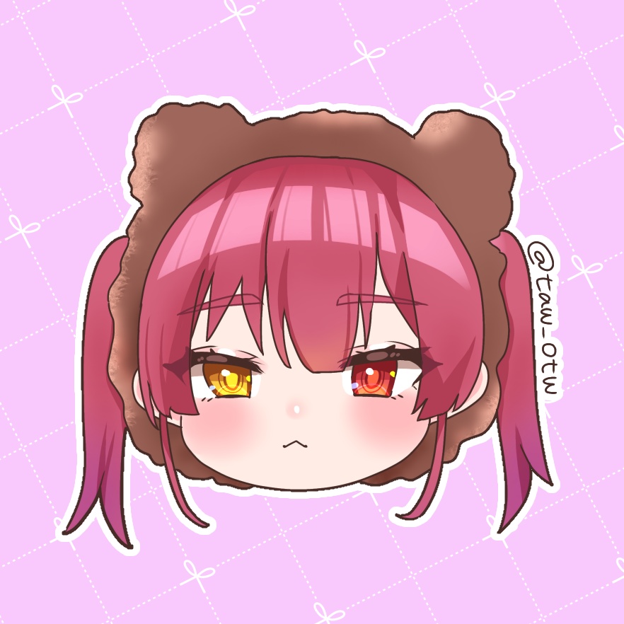 クマリンのステッカー(強粘着シール)