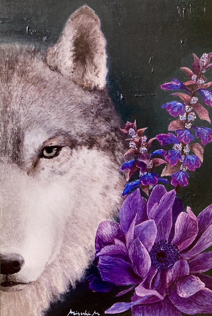 狼①ポストカード