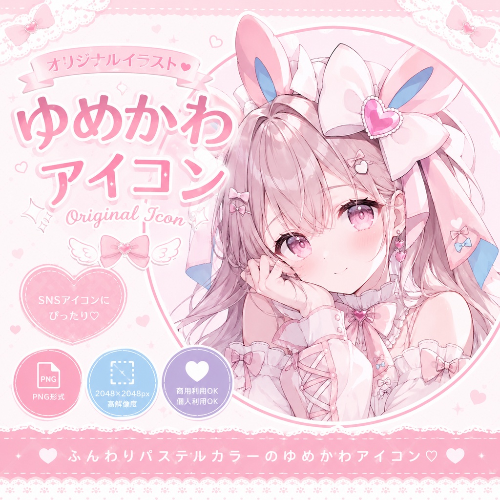 Fairy Ribbon Icon Pack - ゆめかわパステルアイコン