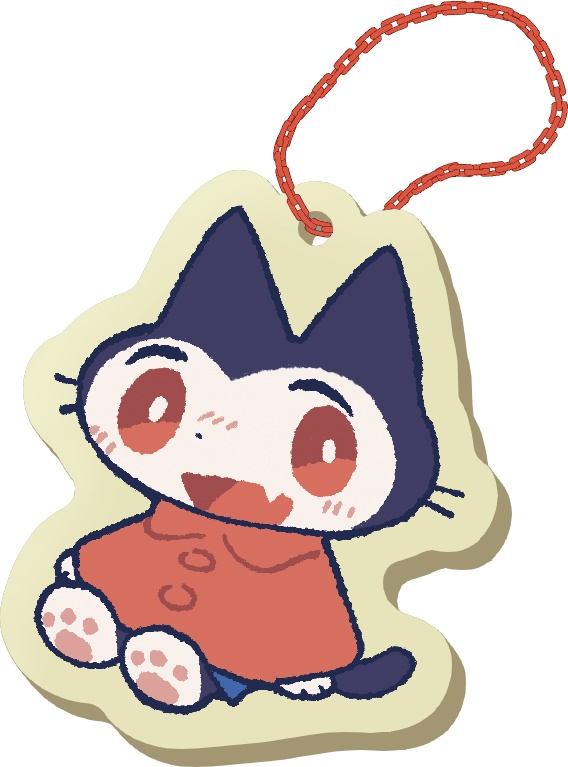 小学生ねこアクキー