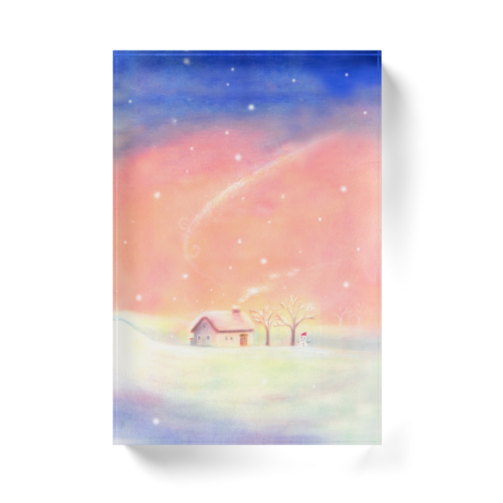 冬の朝 アクリルブロック【No.148】