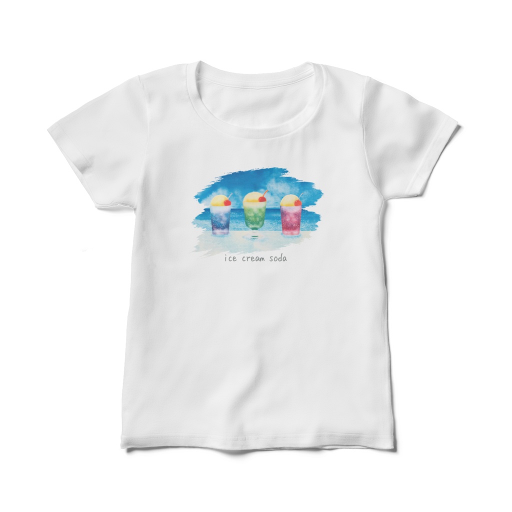 両面Tシャツ クリームソーダ No.212