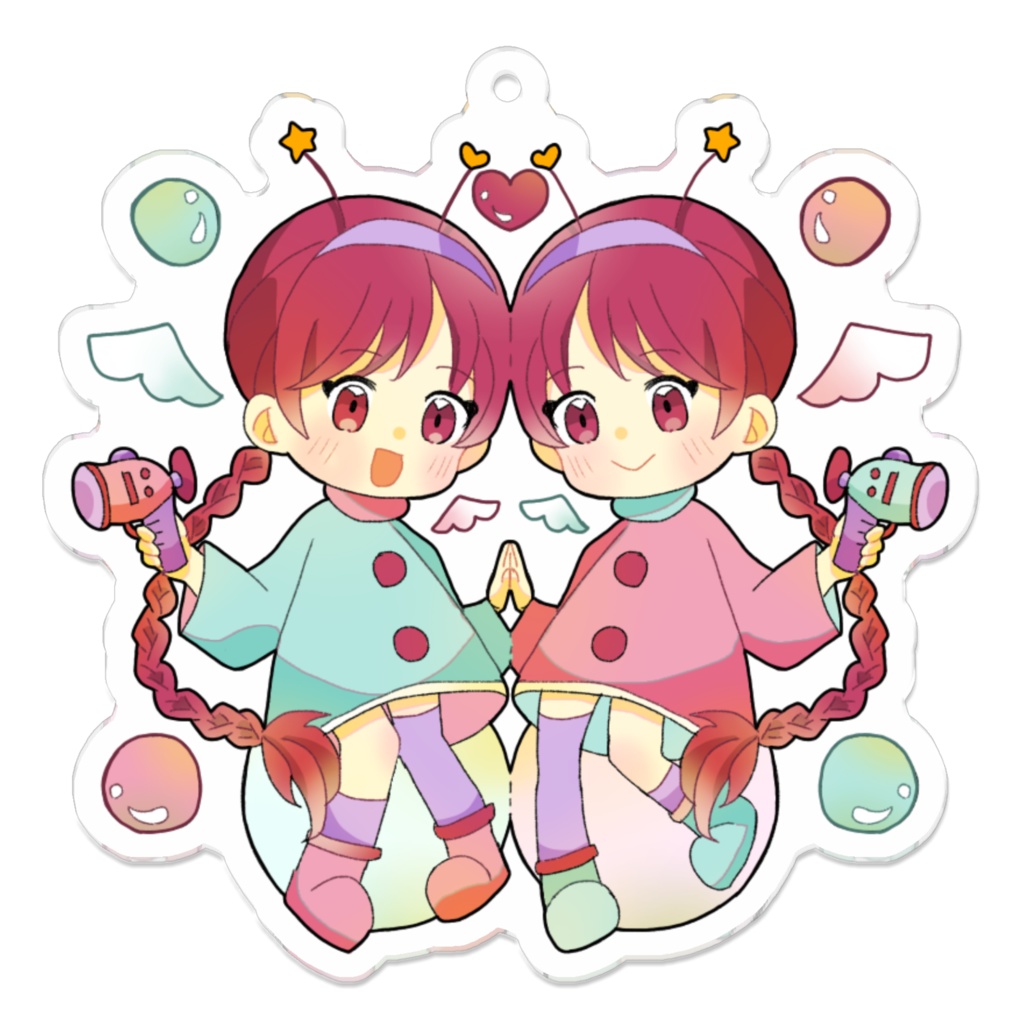 双子座ちゃんアクリルキーホルダー