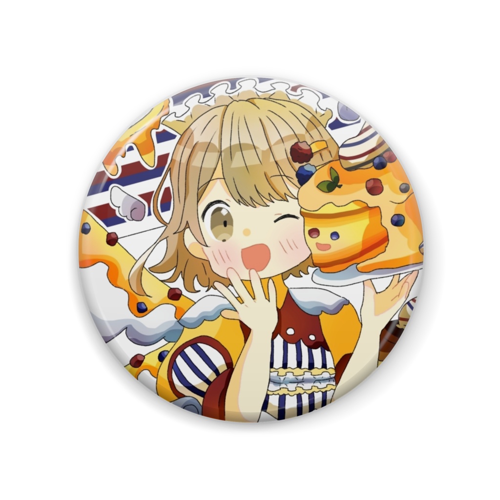 パンケーキ天使ちゃん缶バッジ