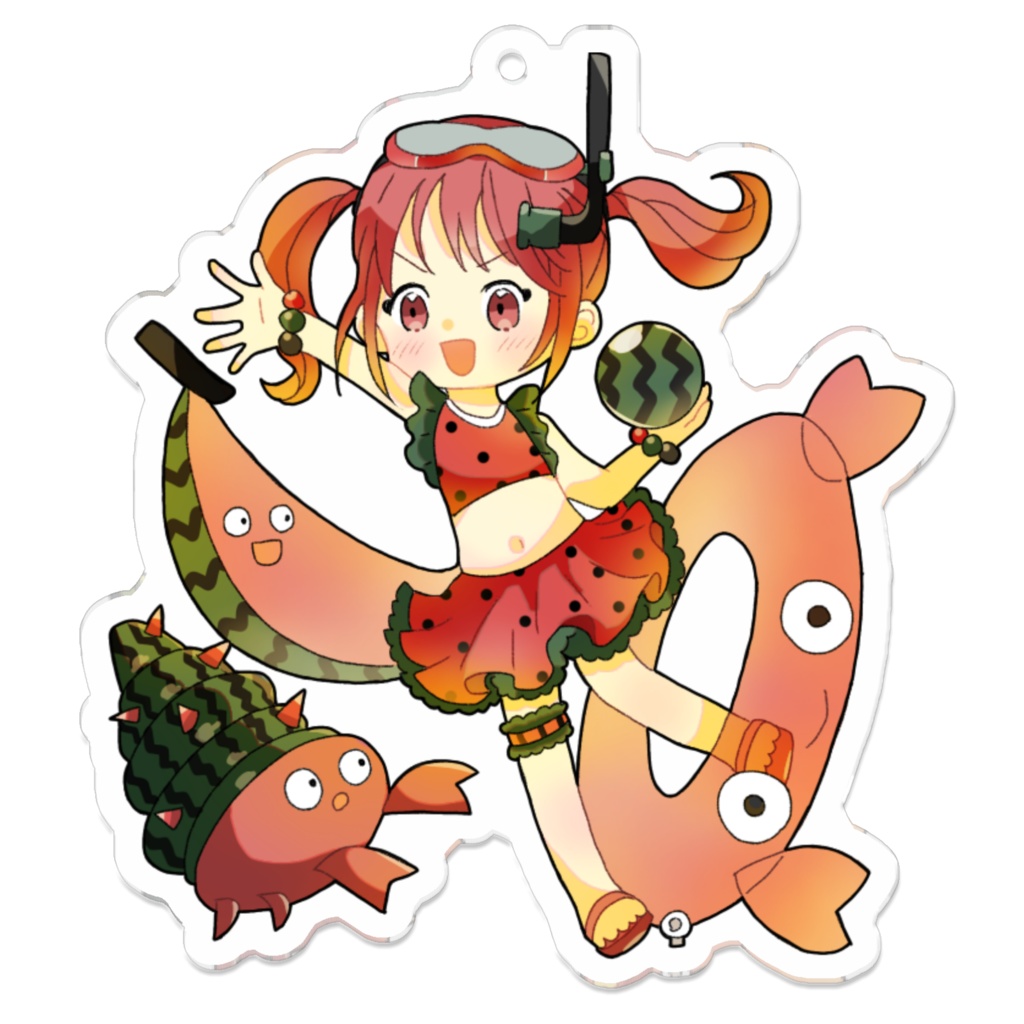 蟹座ちゃんアクリルキーホルダー