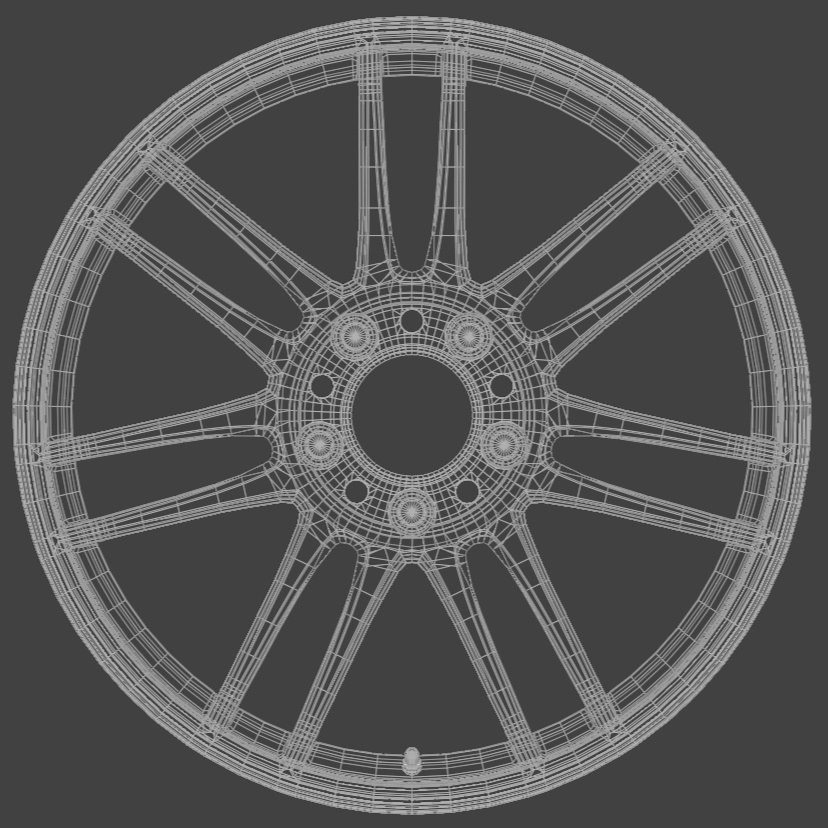 【無料】ホイール3Dモデル wonk z7